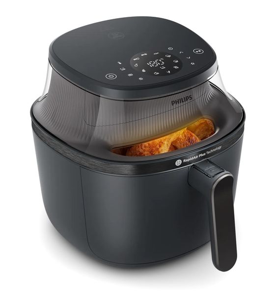 Philips Series 3000 NA330/00 Heißluftfritteuse 6,2 l 1700 W  (Schwarz) f&uuml;r 119,99 Euro