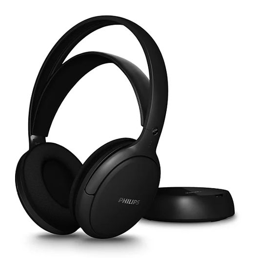 Philips SHD6000BK/12 Over Ear Kopfhörer kabelgebunden&kabellos  (Schwarz) f&uuml;r 74,49 Euro