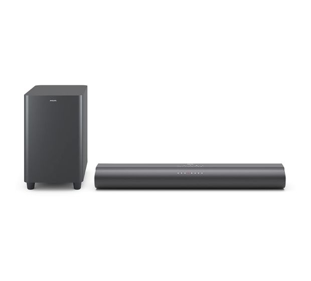 Philips TAB6100/10 Soundbar 80 W 2.1 Kanäle  (Grau) f&uuml;r 158,99 Euro