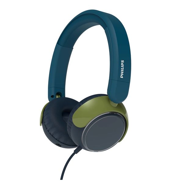 Philips TAK2000CT/00 Ohraufliegender Kopfhörer Kabelgebunden USB Typ-C  (Blau, Grün, Grau) f&uuml;r 18,99 Euro