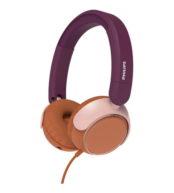 Philips TAK2000MP/00 Ohraufliegender Kopfhörer Kabelgebunden USB Typ-C (Orange, Violett, Rose) f&uuml;r 19,99 Euro