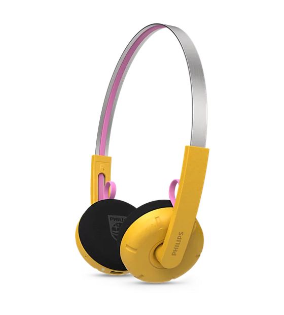 Philips TAMS1YL/00 Ohraufliegender Bluetooth Kopfhörer kabelgebunden&kabellos 26 h Laufzeit USB Typ-C  (Gelb) f&uuml;r 34,99 Euro