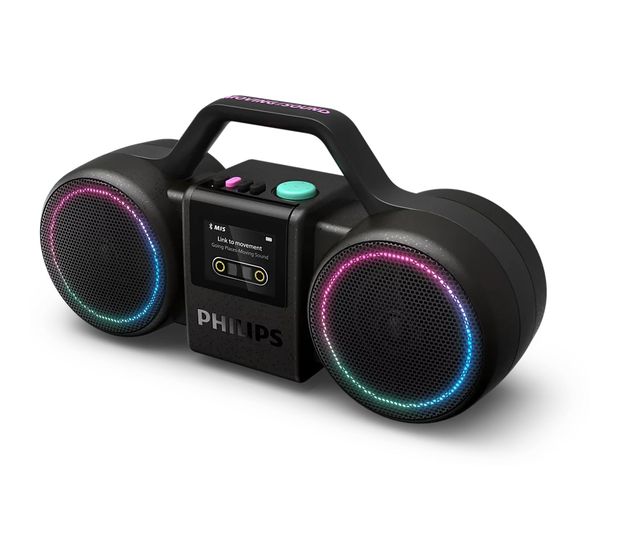 Philips TAMS60 The Roller 60 W Bluetooth Lautsprecher IP67 Laufzeit bis 24 h  (Schwarz) f&uuml;r 178,99 Euro