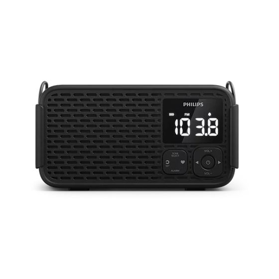 Philips TAR3500/00 FM, AM Radio Tragbar Staubgeschützt, Wasserfest IP55  (Schwarz) f&uuml;r 59,49 Euro