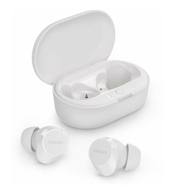 Philips TAT1209WT/00 In-Ear Bluetooth Kopfhörer Kabellos TWS 6 h Laufzeit IPX4  (Weiß) f&uuml;r 19,49 Euro