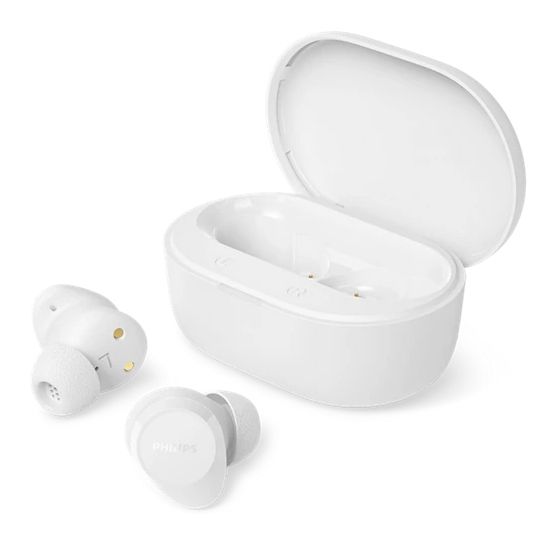 Philips TAT1300WT/00 In-Ear Bluetooth Kopfhörer Kabellos TWS 6 h Laufzeit IPX4  (Weiß) f&uuml;r 19,99 Euro
