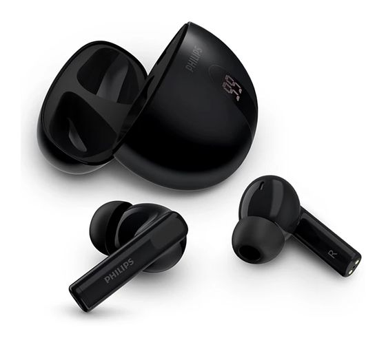 Philips TAT2520BK/00 In-Ear Bluetooth Kopfhörer kabellos 6 h Laufzeit IPX4  (Schwarz) f&uuml;r 29,49 Euro