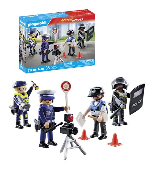 Playmobil City Action Figurenset Polizei Spielset 6 Teile  (Mehrfarbig) f&uuml;r 19,99 Euro