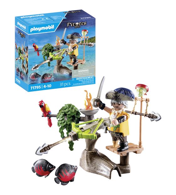 Playmobil Pirat mit Balliste f&uuml;r 12,99 Euro