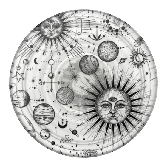 PopSockets PlantCore Cosmic Sun Fingerring für Universal (Schwarz, Grau, Durchscheinend) f&uuml;r 14,49 Euro