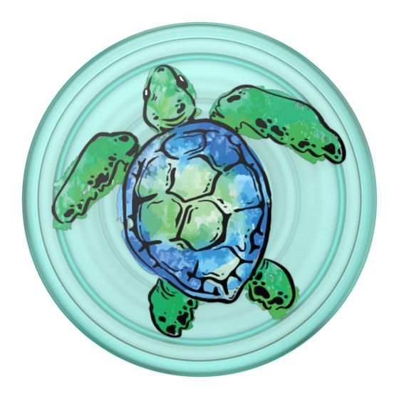 PopSockets PlantCore Grip Translucent Tortuga Fingerring für Universal (Grün, Durchscheinend) f&uuml;r 14,99 Euro