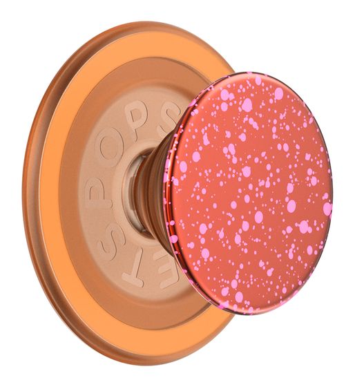 PopSockets PopGrip Aluminum Clay Speckle Fingerring  (Orange, Rot) f&uuml;r 34,99 Euro