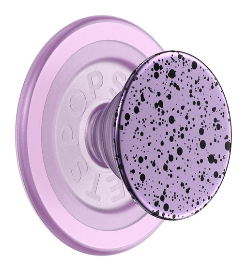 PopSockets PopGrip Aluminum Sugar Plum Speckle Fingerring  (Mehrfarbig, Violett) f&uuml;r 34,99 Euro