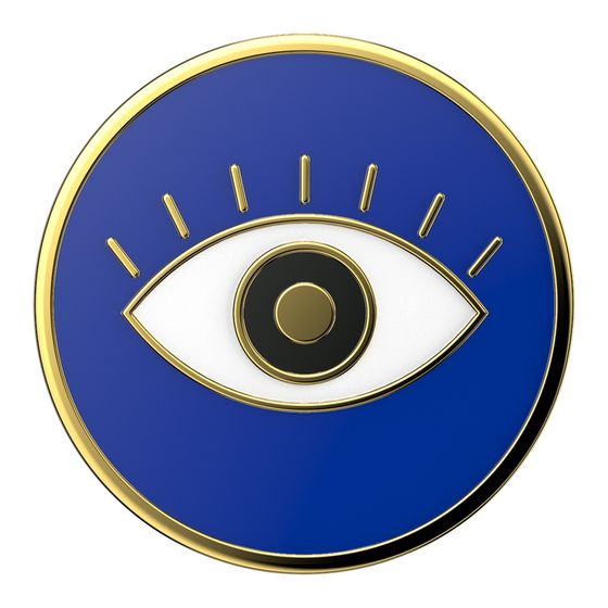 PopSockets PopGrip Enamel Evil Eye Fingerring für Universal (Schwarz, Blau, Gold, Weiß) f&uuml;r 17,99 Euro