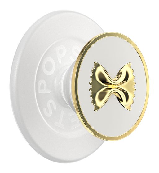 PopSockets PopGrip Enamel Pasta Fingerring  (Gold, Weiß) f&uuml;r 29,99 Euro