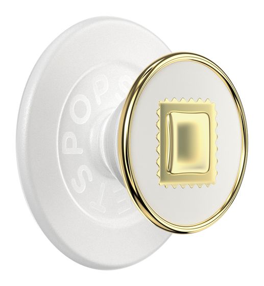 PopSockets PopGrip Enamel Raviolo Fingerring (Gold, Transparent, Weiß) f&uuml;r 29,99 Euro