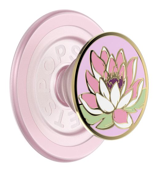 PopSockets PopGrip Enamel Water Lily Fingerring  (Mehrfarbig, Pink) f&uuml;r 34,99 Euro