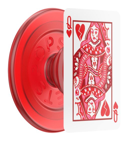 PopSockets PopGrip Heartbreaker Queen Fingerring  (Rot, Weiß) f&uuml;r 34,99 Euro