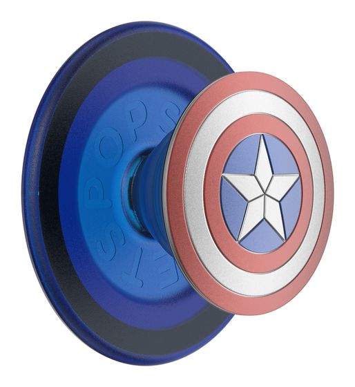PopSockets PopGrip MagSafe Enamel Captain America Fingerring für Jede Marke  (Blau, Rot, Weiß) f&uuml;r 34,99 Euro