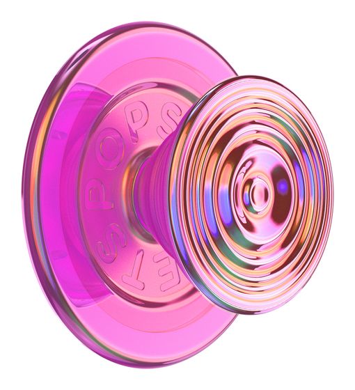 PopSockets PopGrip MagSafe Ripple Iridescent Aviation Opalescent Fingerring für Apple iPhone 12+  (Pink) f&uuml;r 29,99 Euro