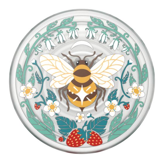 PopSockets PopGrip Plant Bee Boho Fingerring für Universal  (Mehrfarbig) f&uuml;r 14,99 Euro