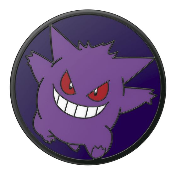 PopSockets PopGrip  Pokémon - Enamel Glow-in-the-dark Gengar Fingerring für Universal  (Violett) f&uuml;r 19,99 Euro