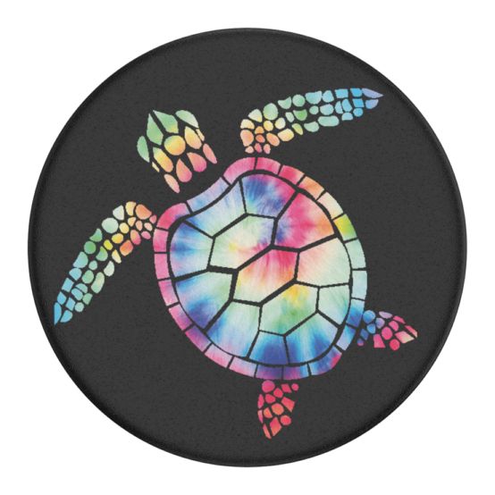 PopSockets PopGrip Pshychedelic Turtle Fingerring für Universal  (Schwarz, Mehrfarbig) f&uuml;r 12,99 Euro