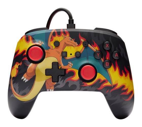 PowerA Enhanced Wired Controller Pokémon: Glurak Feuersturm Analog / Digital Gamepad für Nintendo Switch, Nintendo Switch OLED  (Mehrfarbig) f&uuml;r 21,99 Euro