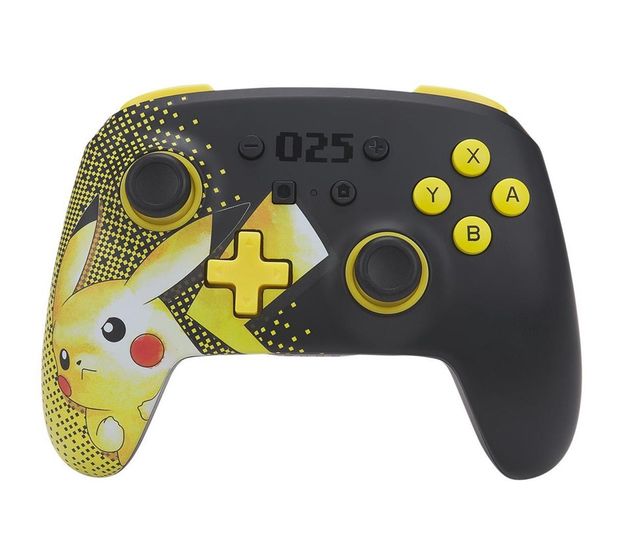 PowerA Enhanced Wireless Controller Pokemon 025 Analog / Digital Gamepad für Nintendo Switch, Nintendo Switch Lite  (Schwarz, Gelb) f&uuml;r 59,49 Euro