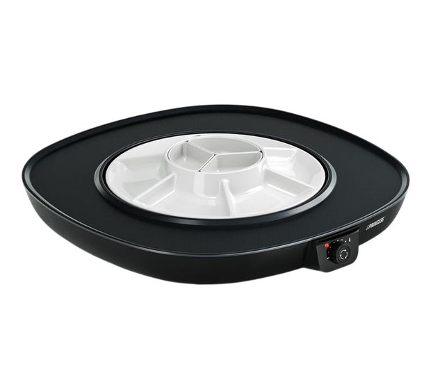 PRINCESS 103260 Chef Pirouette 1 Zone(n) 1100 W mit 450 x 450 mm Fläche  (Schwarz, Weiß) f&uuml;r 60,99 Euro