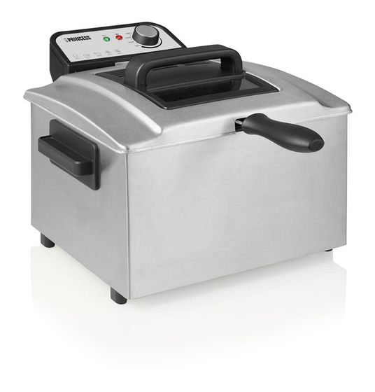 PRINCESS 184090 Fritteuse 5 l 3270 W  (Silber) f&uuml;r 65,99 Euro