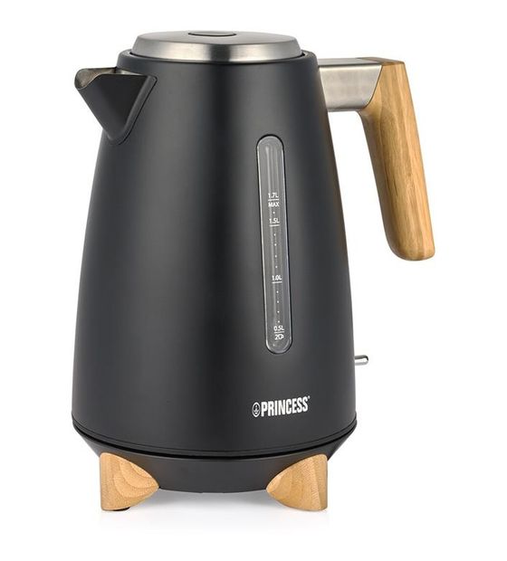 PRINCESS 236061 Pure 1,7 l Wasserkocher 3000 W  (Beige, Schwarz) f&uuml;r 49,99 Euro