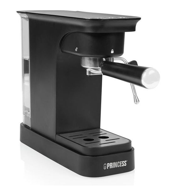 PRINCESS 249421 Siebträger Kaffeemaschine 20 bar 1400 W  (Schwarz) f&uuml;r 74,99 Euro
