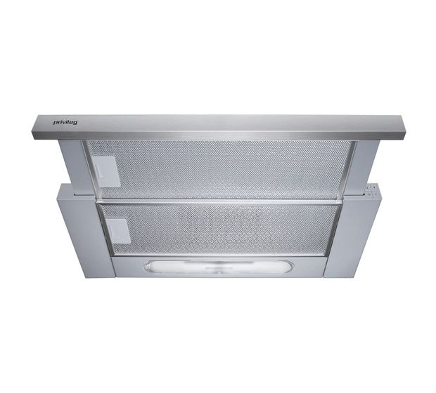 Privileg DGAH55AMX Abluft/Umluft Dunstabzugshaube/Esse Einbau 60 cm (Silber) f&uuml;r 242,99 Euro