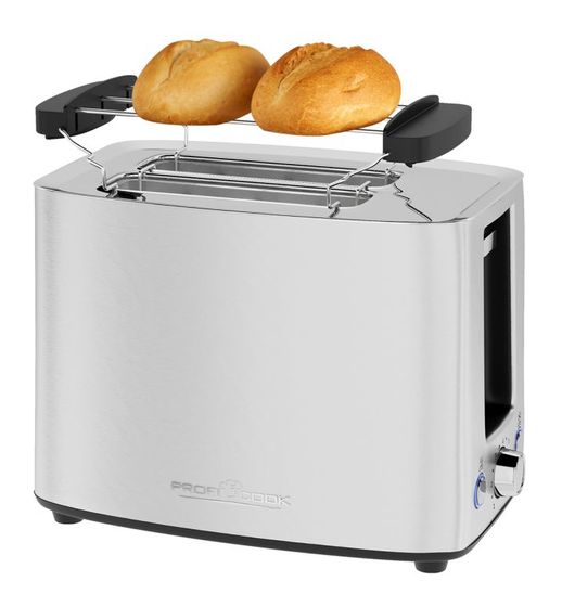 ProfiCook PC-TA 1279 Toaster 850 W 2 Scheibe(n)  (Schwarz, Silber) f&uuml;r 29,49 Euro