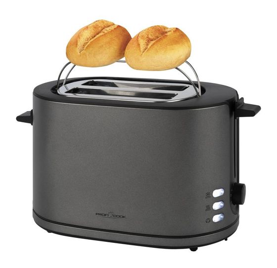 ProfiCook PC-TA1291 Toaster 950 W 2 Scheibe(n)  (Anthrazit) f&uuml;r 24,49 Euro