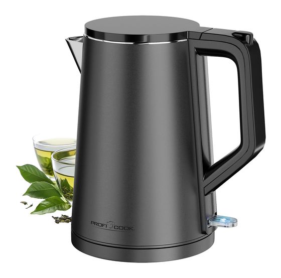 ProfiCook PC-WK1290 1,5 l Wasserkocher 2200 W  (Anthrazit) f&uuml;r 21,99 Euro