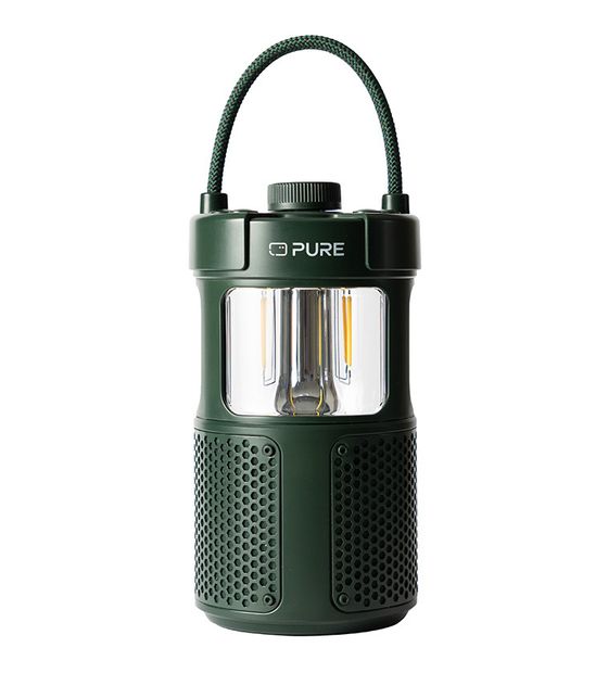 Pure Audio Woodland Glow 20 W Bluetooth Lautsprecher IPX6 Laufzeit bis 14 h  (Grün) f&uuml;r 87,49 Euro