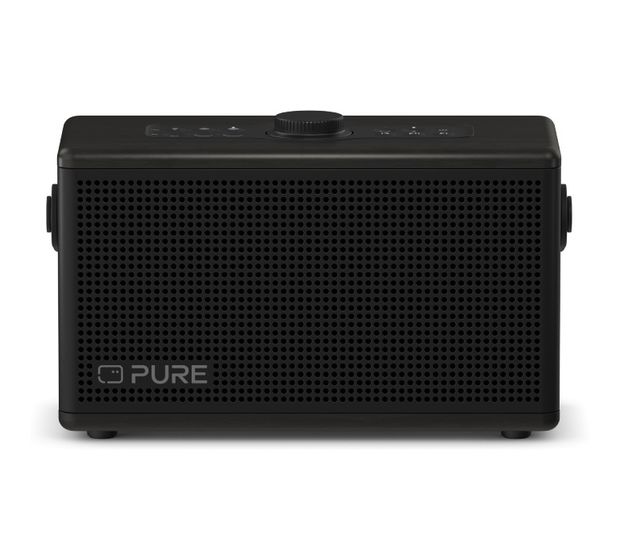 Pure Classic Aura 40 W Bluetooth Lautsprecher IPX2 Laufzeit bis 30 h  (Braun, Walnuss) f&uuml;r 123,99 Euro
