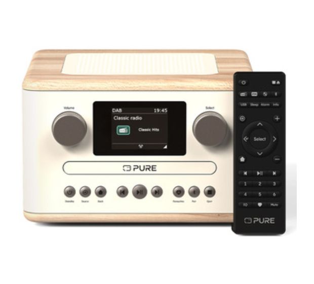 Pure Classic C-D4 Bluetooth DAB+, FM Radio Internet  (Weiß) f&uuml;r 147,99 Euro