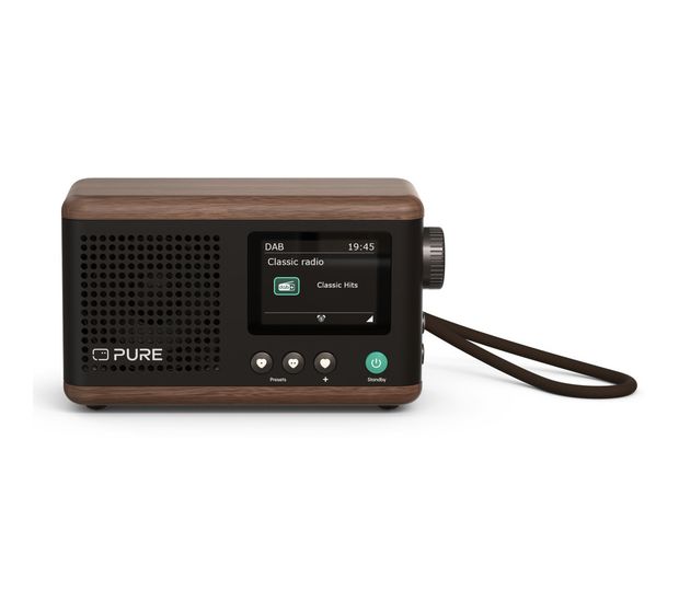Pure Classic Mini Bluetooth DAB+, FM Radio Tragbar  (Cremefarben, Holz) f&uuml;r 78,49 Euro