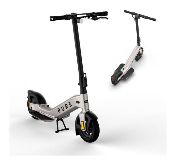 Pure Electric Advance+ 924 W E-Scooter 12 Ah 62,4 km Reichweite 16,2 kg  (Platin) f&uuml;r 899,00 Euro