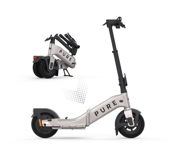 Pure Electric Advance Flex 924 W E-Scooter 9,5 Ah 52 km Reichweite 16,2 kg  (Grau) f&uuml;r 949,00 Euro