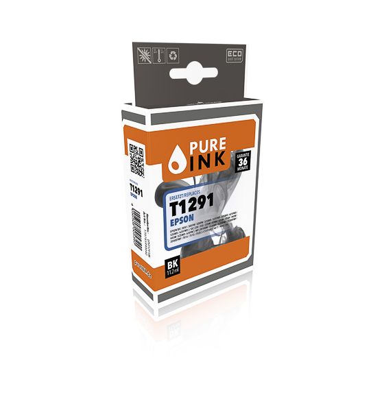 Pure Ink 170745990040 T1291 kompatible Druckerpatronen Schwarz 11,2 ml 402 Seiten f&uuml;r 4,00 Euro