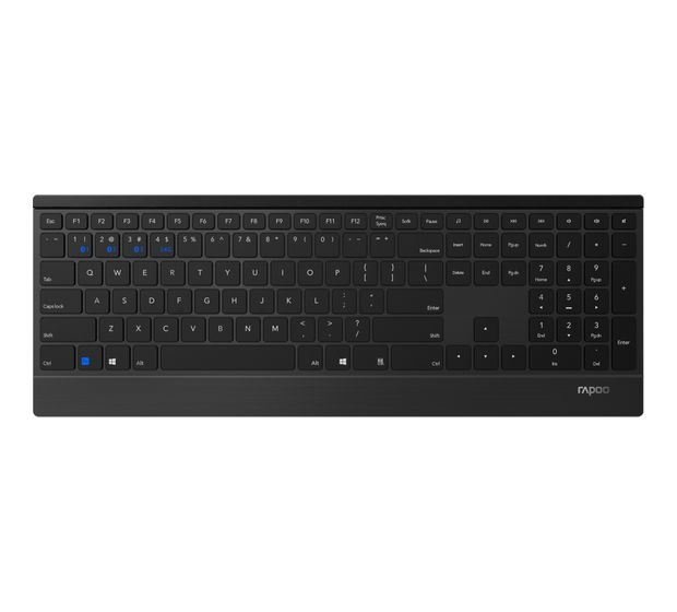 Rapoo 9500M Tastatur RF Wireless  (Schwarz) f&uuml;r 44,99 Euro