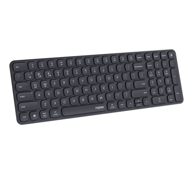 Rapoo E9310M Büro Tastatur RF Wireless + Bluetooth 2.4 GHz  (Schwarz) f&uuml;r 29,99 Euro
