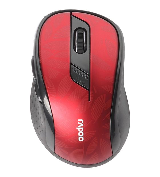 Rapoo M500 1600 DPI Büro Maus Optisch  (Rot) f&uuml;r 22,49 Euro