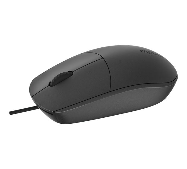 Rapoo N100-BK 1600 DPI Büro Maus Optisch  (Schwarz) f&uuml;r 5,99 Euro