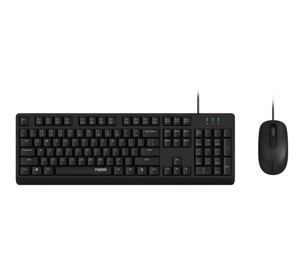Rapoo NX1500 Büro Tastatur USB  (Schwarz) f&uuml;r 14,49 Euro
