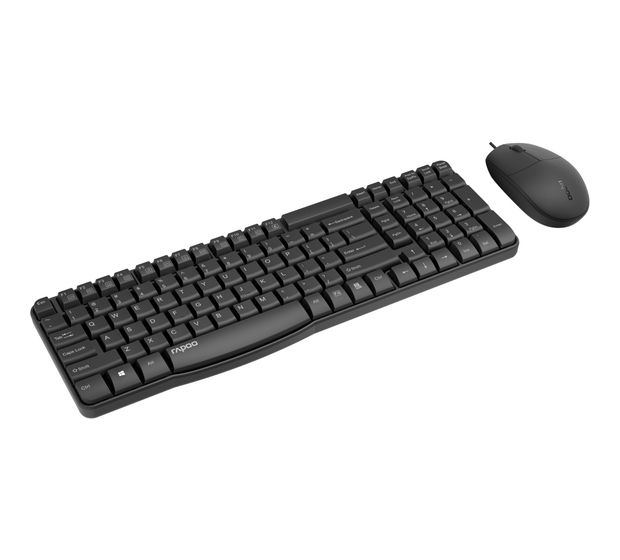 Rapoo NX1820 Büro Tastatur USB  (Schwarz) f&uuml;r 14,99 Euro